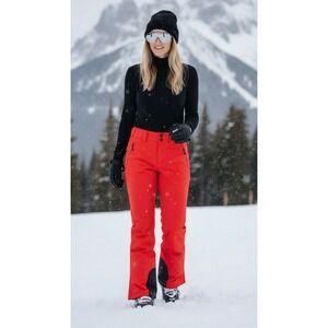 NEW Obermeyer Size 14 Malta Ski Snow Pants‎ Red 10000mm Waterproof Thermore